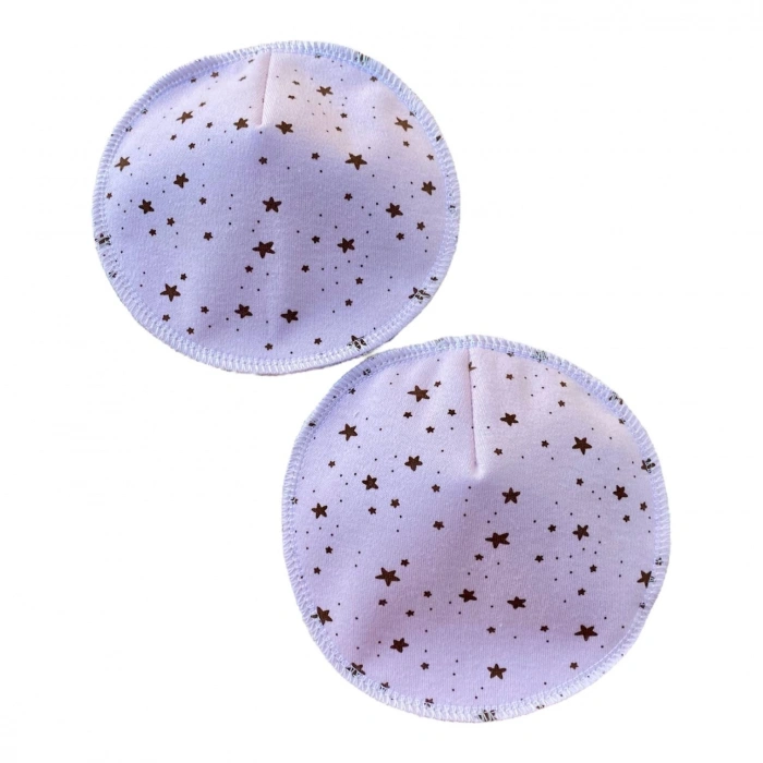 Pamuk Sızdırmaz Yıkanabilir Göğüs Pedi ( 3Çift )