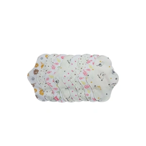 Doğal Yıkanabilir Kadın Pedi 8li (NORMAL- AÇIK RENK)