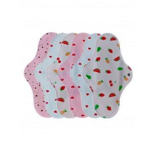 Bambu Yıkanabilir Doğal Kadın Pedi 6lı (GECE)