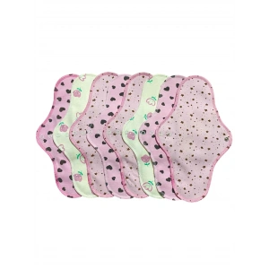 Doğal Yıkanabilir Kadın Pedi 8li (GECE)