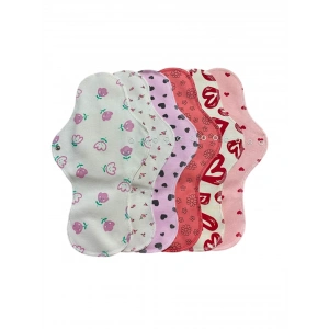 Yıkanabilir Doğal Kadın Pedi 6lı (XL)