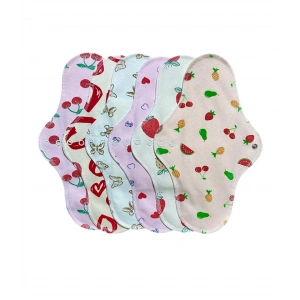 Bambu Yıkanabilir Doğal Kadın Pedi 6lı (GECE)