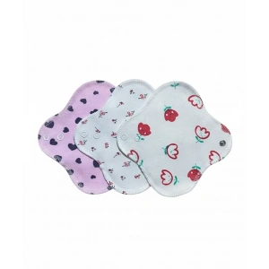 Yıkanabilir Doğal Kadın Pedi 3lü Günlük Set