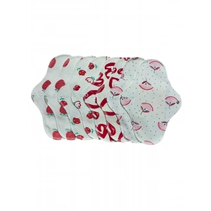 Doğal Yıkanabilir Kadın Pedi 8li (NORMAL- AÇIK RENK)