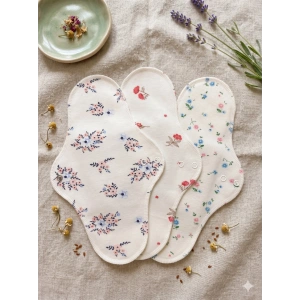 Bambu Yıkanabilir Doğal Kadın Pedi 3lü Set