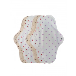 Bambu Yıkanabilir Doğal Kadın Pedi 6lı (gece)