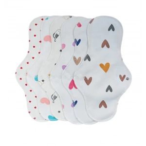 Bambu Yıkanabilir Doğal Kadın Pedi 6lı (XL BOY)