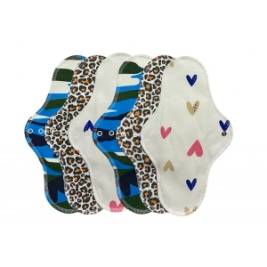 Bambu Yıkanabilir Doğal Kadın Pedi 6lı (GECE)