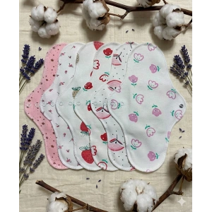 Bambu Yıkanabilir Doğal Kadın Pedi 6lı (gece)