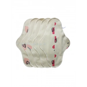 Yıkanabilir doğal kadın pedi 5li gece fırsat set