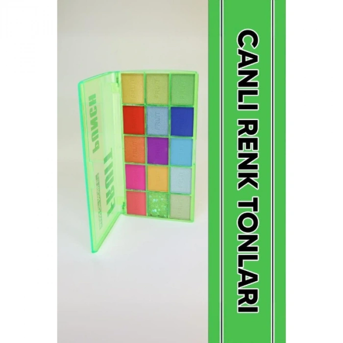 15 Renkli Sedefli Mat Far Paleti - 2li Set