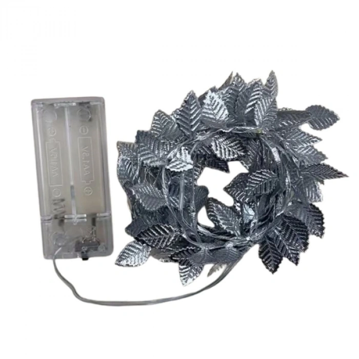 3 Metre Yaldızlı Gümüş LED Işık