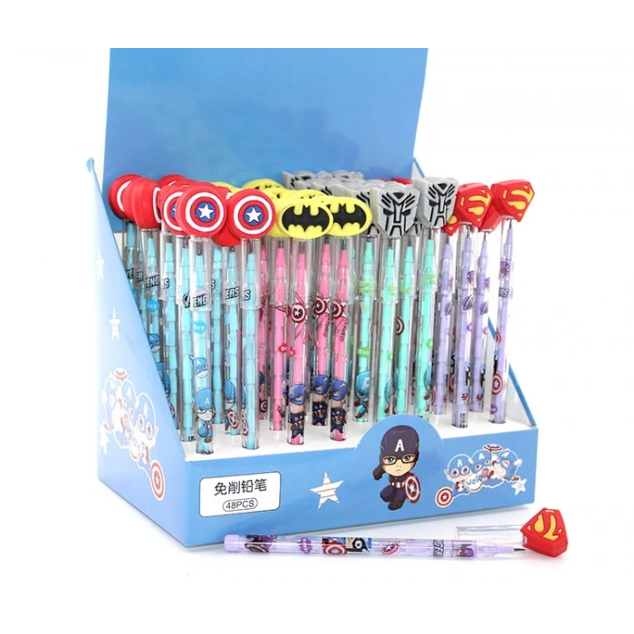 Karışık Kahraman Figürlü Yumurtlayan Kalem Model 3