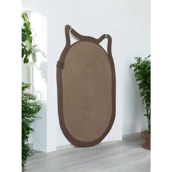 Mikopet Dekoratif Kedi Kulaklı Tırmalama Paspası