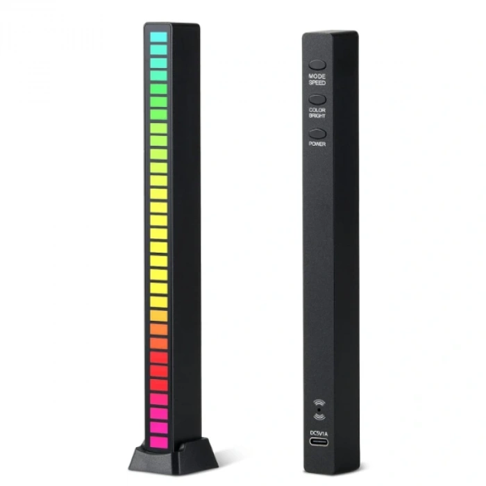 RGB Sese Duyarlı Taşınabilir Ekolayzer LED Çubuk