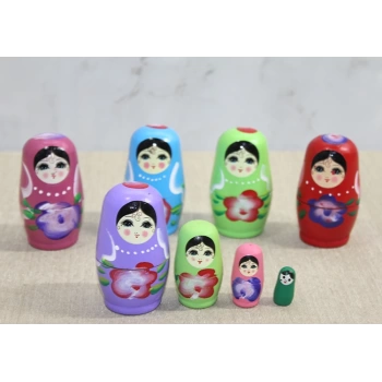 4lü Ahşap Matruşka