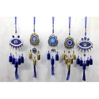 Metal Nazar Boncuğu Çan Model 1