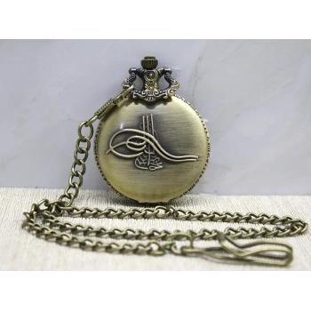 Osmanlı Tuğralı Köstekli Saat