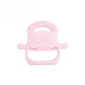 Pembe Bebek Silikon Diş Kaşıyıcı