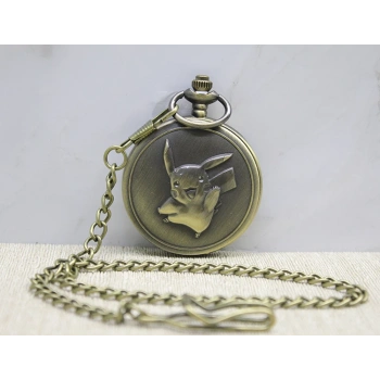 Pikachu Tasarımlı Köstekli Saat