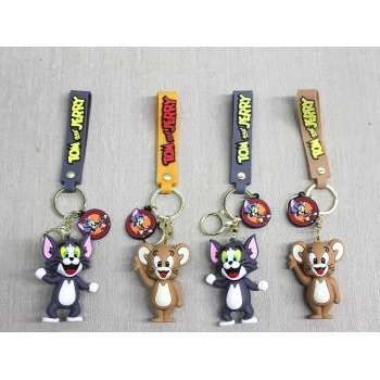 Tom Ve Jerry Silikon Anahtarlık