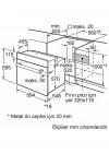Bosch HBF514BH1T Antrasit Ankastre Fırın