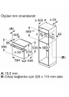 Bosch HRA518BS1 Buhar Destekli Ankastre Fırın Inox