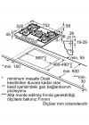 Bosch PPQ7A6B10 75 cm Cam Ankastre Gazlı Ocak Siyah