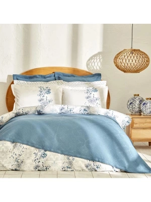 Karaca Home Camilio Çift Kişilik 5 Parça Summer Set Mavi