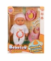 030021 Sunman, Bebelou Yemek Zamanı Sesli Bebek Seti 35 cm / +3 yaş