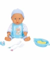 030021 Sunman, Bebelou Yemek Zamanı Sesli Bebek Seti 35 cm / +3 yaş