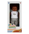 1060091 Dada Kıvırcık Saçlı Bebek 60 cm -Sunman