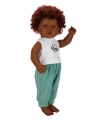 1060091 Dada Kıvırcık Saçlı Bebek 60 cm -Sunman