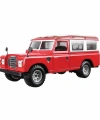 22063 Land Rover Series II Model Araba 1:24 Kırmızı -Sunman