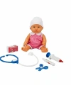 30111 Bebelou Doktor Zamanı Sesli Bebek Seti 35 cm -Sunman(Ürün oyuncaktır)