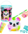 45523 Airbrush Peluş Neon Boyama Seti -Sunman