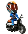 5835 SUN-MYG-MOTOSİKLET 1 14 HONDA MONKEY KASKLI FİGÜR PB 3R SES IŞIK