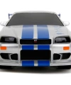 9772 SUN-SIM-JDA-RC ARABA 1 24 FAST FURIOUS NISSAN SKYLINE GTR 2 4 GHZ FASTF