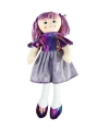 AY950C Parlak Elbiseli Bez Bebek 50 cm -Vardem