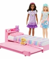 HMM64 My First Barbie - İlk Barbie Bebeğim - Barbienin Yatağı Oyun Seti