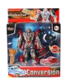 HW-668-1-2 Işıklı Dönüşebilen Robot Araba -Vardem