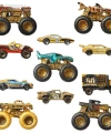 JDW07 Hot Wheels Monster Trucks Bigfoot Trophy Şampiyonları Araba ve Kamyon Çokl