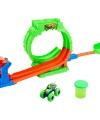 JMK91 Hot Wheels Monster Trucks Mutant Kaosu Çemberde Yarış Oyun Seti