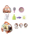 JND-6801 Taşıma Araba Çantalı Hareketli Pilli Kedi Set -Vardem Oyuncak