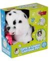 PR66022-25 Yürüyen Tasmalı Peluş Köpek