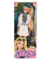 WG-115521  Ceketli Çizmeli Renkli Saçlı Bebek 29 cm -Vardem Oyuncak