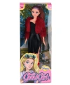 WG-115521  Ceketli Çizmeli Renkli Saçlı Bebek 29 cm -Vardem Oyuncak