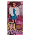 WG-66770 Parlak Elbiseli Ceketli Bebek 29 cm -Vardem
