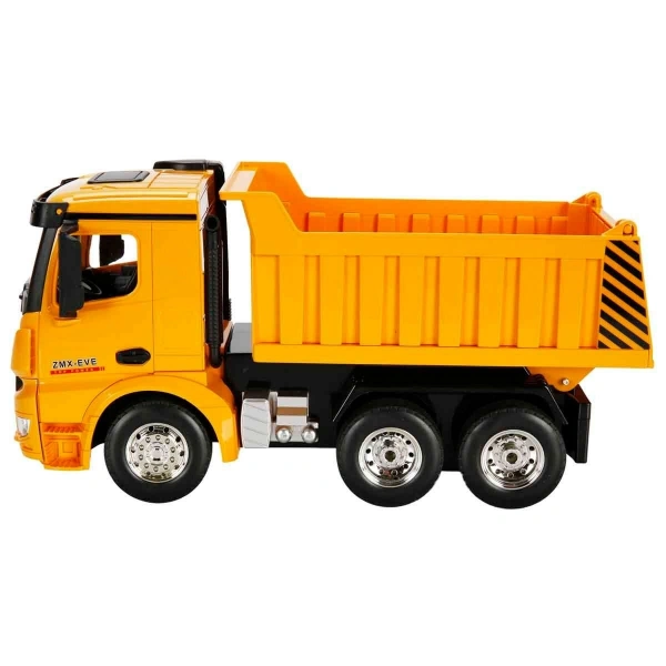 5083 SUN-RST-RC İŞ MAKİNESİ 1 18 DAMPERLİ KAMYON FF IŞIKLI 9CH 3 7V USB 2 4GHZ
