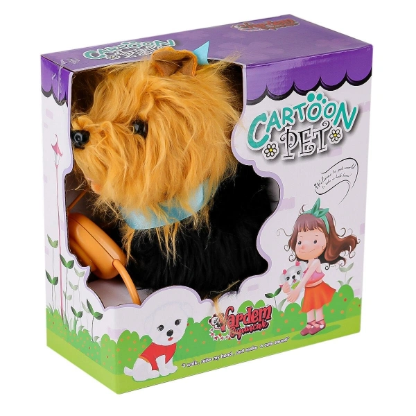 PFTB267 Yürüyen Tasmalı Peluş Köpek